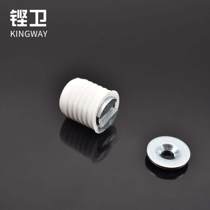 supply KW-273C Plastic Embedded system Round Door Hole location rubber Silencing Anti collision Gate resistance Matching Screw