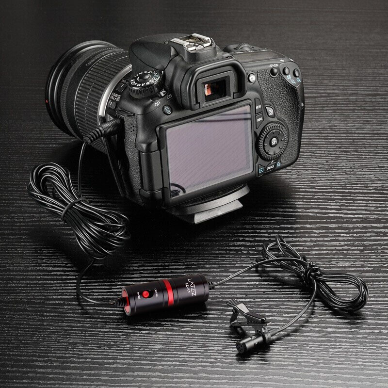 Clip de cuello micrófono teléfono móvil grabación en vivo micrófono Cámara SLR Cámara entrevista enseñanza karaoke micrófono transfronterizo