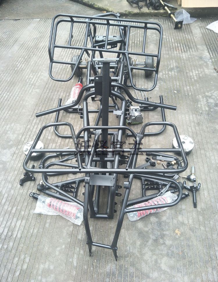 Modified Four-Wheel Vehicle Parts, Big Bull Atv Complete Set, Frame Axle Transmission, Front and Rear Drum Brakes, Rear Axle Shock Absorbers