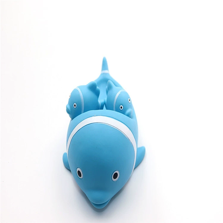 Большая морская игрушка для игры в воде из пластика, кукла ПВХ, антистресс, с звуком, на заказ
