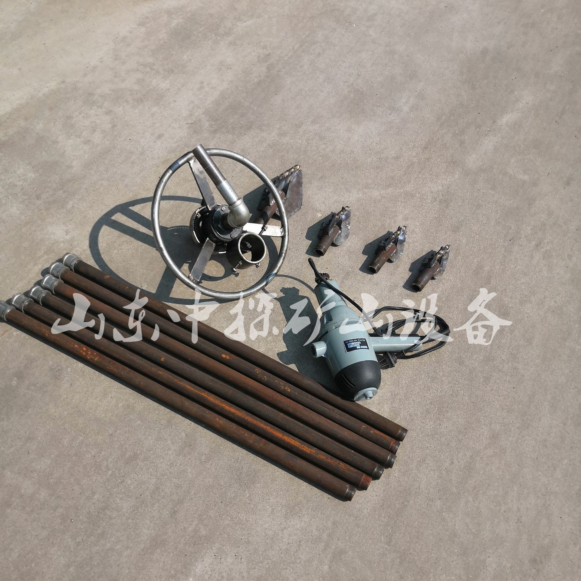 家用小型电动打井机厂家销 手持圆盘水井钻机 空调井生活取水设备