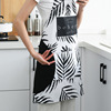 Scandinavian erasable apron, waterproof kitchen, home pleated skirt, adjustable cloth