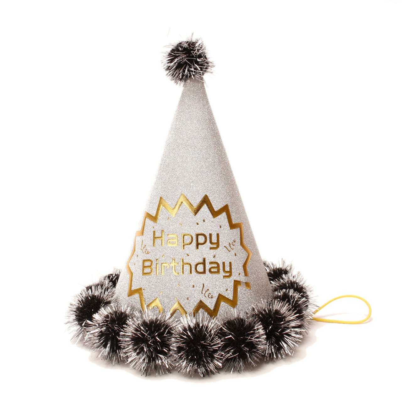 20公分烫金帽银