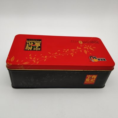 Rectangle Wolfberry Iron box packing Lycium barbarum jar Wolfberry package Wolfberry iron box Universal Edition Wolfberry Iron box