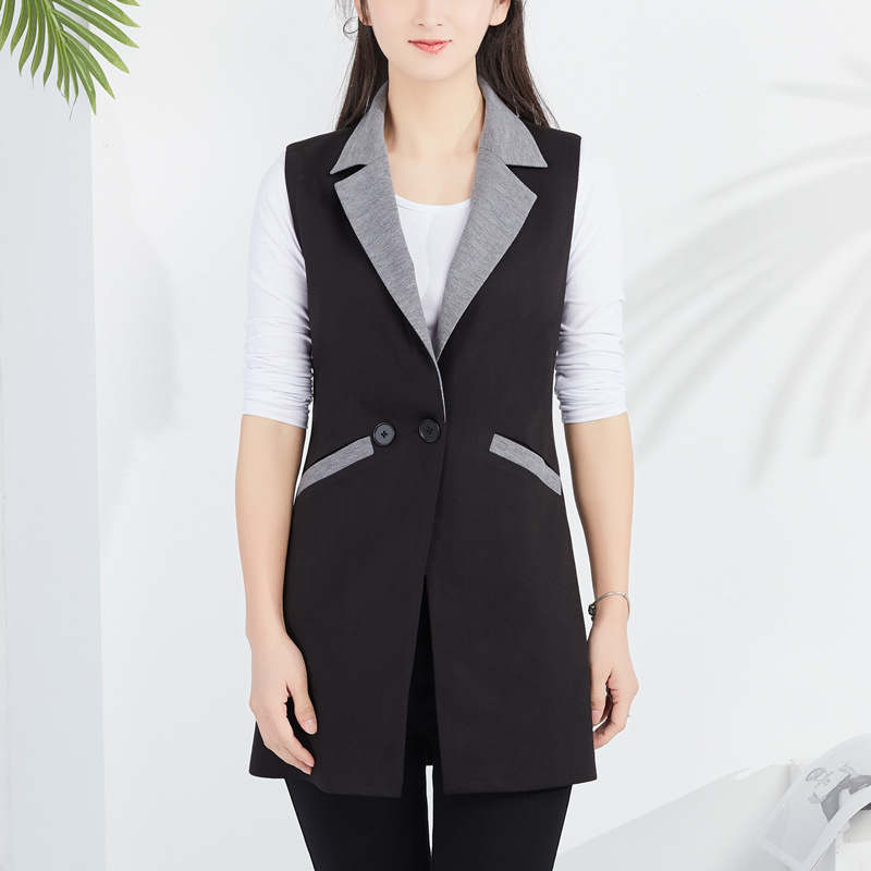 Gilet femme en Mélange de fibres chimiques - Ref 3316204 Image 28