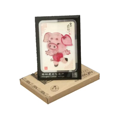 陝西西安特産手工藝品皮影卡通版十二生肖文化禮品可加LOGO