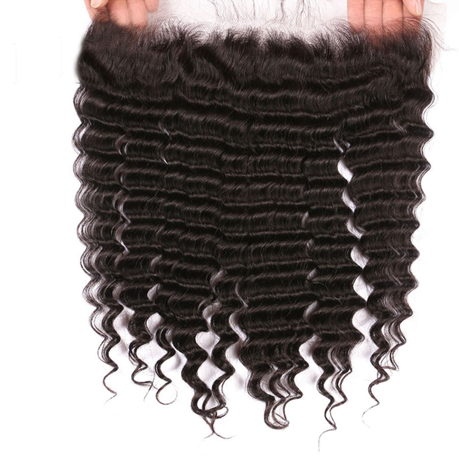 Peruvian Human hair deep wave Ear To Ear...