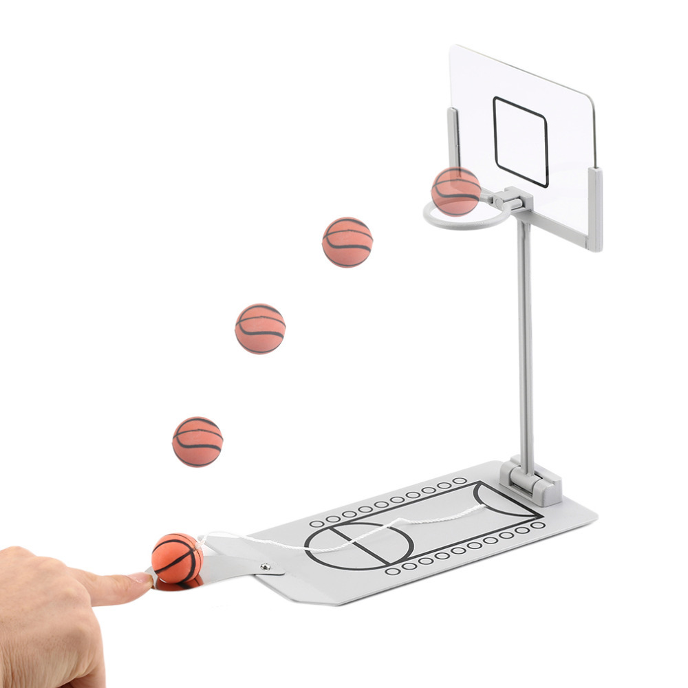 厂家创意台式微型迷你折叠篮球机桌面手指投篮机休闲减压体育运动
