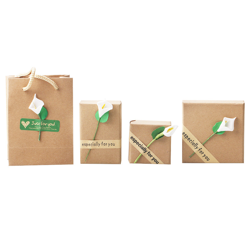 古猫宁 厂家批发戒指盒耳环盒子首饰品盒礼品礼盒网纱袋一件代发