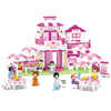 Family double-layer fuchsia constructor, toy, wholesale