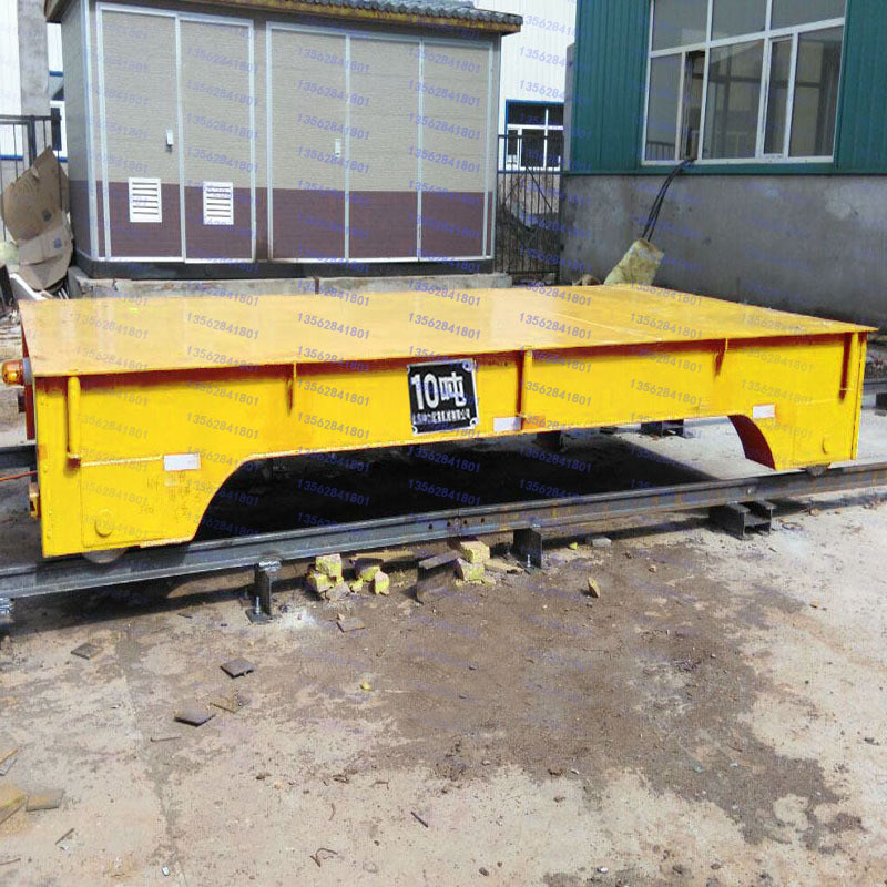 厂家  轨道牵引电动平板车  低压供电蓄电池电动平车 无轨过跨车