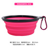 Factory direct supply camouflage silicone bowl pet folding bowl outdoor travel portable cat bowl pet supplies wholesale