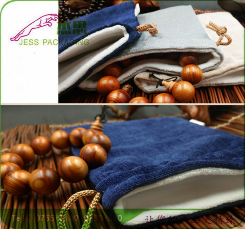 设计新款佛珠手镯手串收纳包复古锦囊黄金珠宝首饰束口袋量大从优