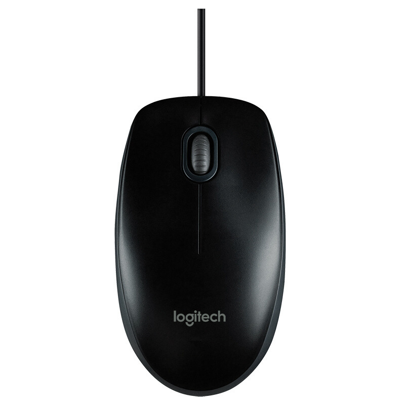 Logitech M100R Optical Wired USB Mouse Desktop Computer Accessories Pen Speed Skating Mute