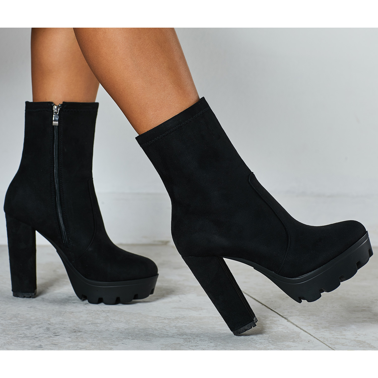 Martin thick high-heeled boots wholesale clothing vendor Nihaostyles NSSO69835