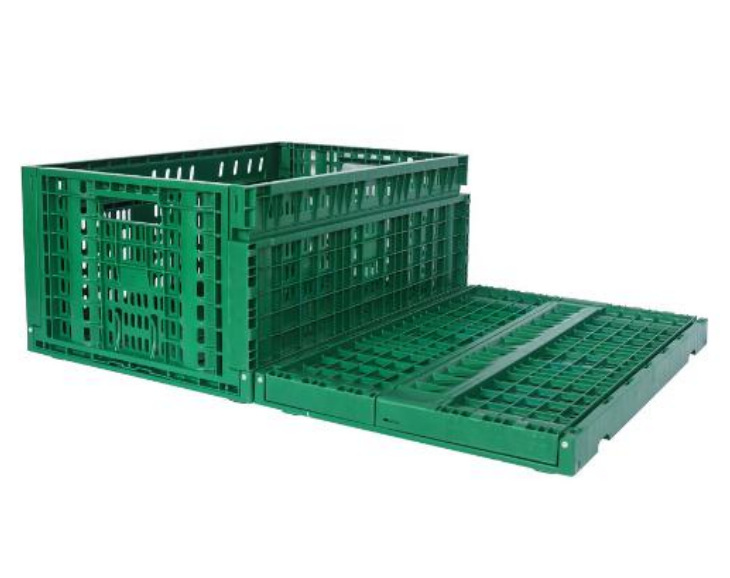 PP聚丙烯塑料周转筐 折叠塑料筐 生鲜水果蔬菜配送筐 600*400*230