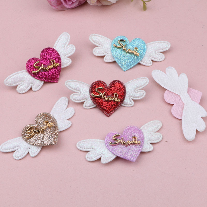 diy Korean Edition Accessories manual Love Angel wing Children&#39;s hair accessories gift Shoeshine decorate Material Science