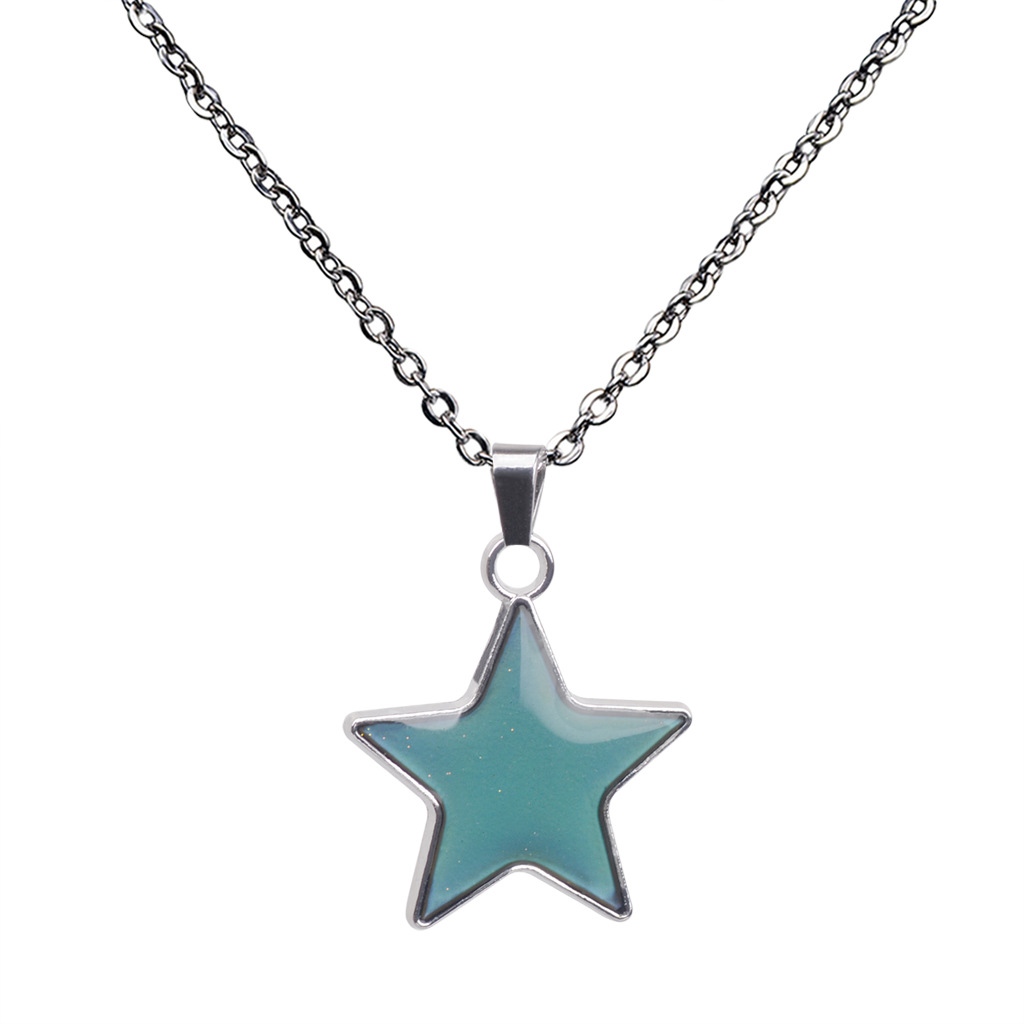 Collier Pendentif Changeant De Couleur De Mode Créative display picture 4