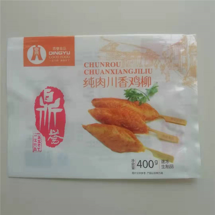 川香鸡柳包装袋 速冻食品包装袋 复合彩印包装袋 厂家免费设计