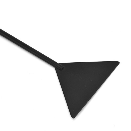 Stainless steel aquarium flat sand shovel aquatic plant landscape tool black carbon flat sanding tool