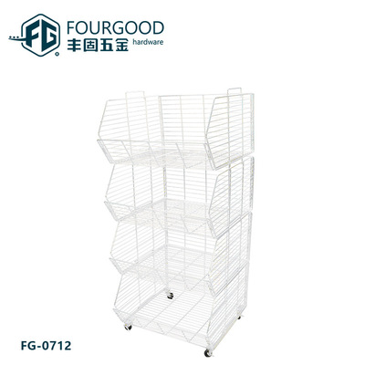 supply electroplate Basket supermarket multi-storey goods shelves Basket goods shelves Basket supermarket goods shelves parts