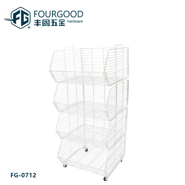 supply electroplate Basket supermarket multi-storey goods shelves Basket goods shelves Basket supermarket goods shelves parts