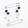 Pin, set, accessory from pearl, brooch, suitable for import