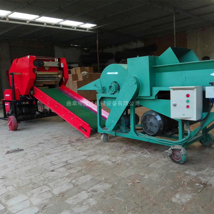 半自动玉米秸秆打捆包膜机 稻麦秸秆打捆机 新品打捆机