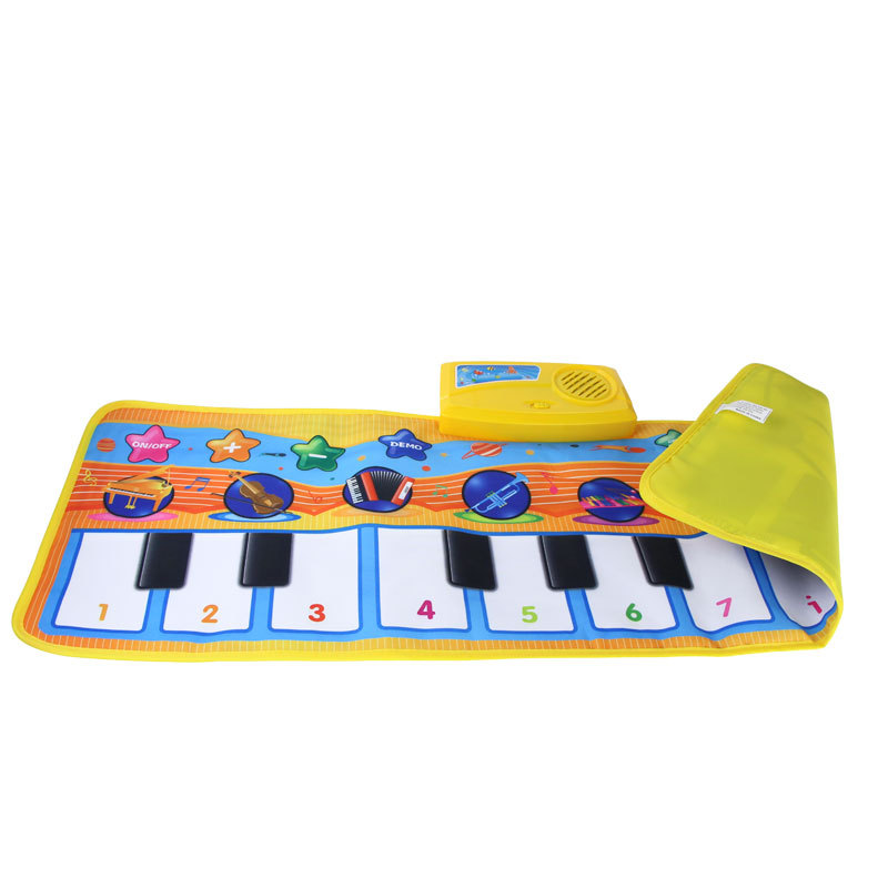 跨境儿童钢琴音乐毯婴儿多种功能动物爬爬垫早教益智玩具外贸出口