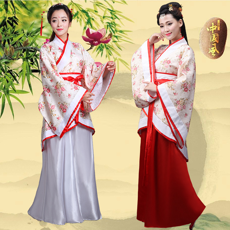2016 nuevas mujeres Hanfu cine y televisión traje antiguo traje de hadas de las mujeres Quyi clásico traje tradicional de las mujeres image 1