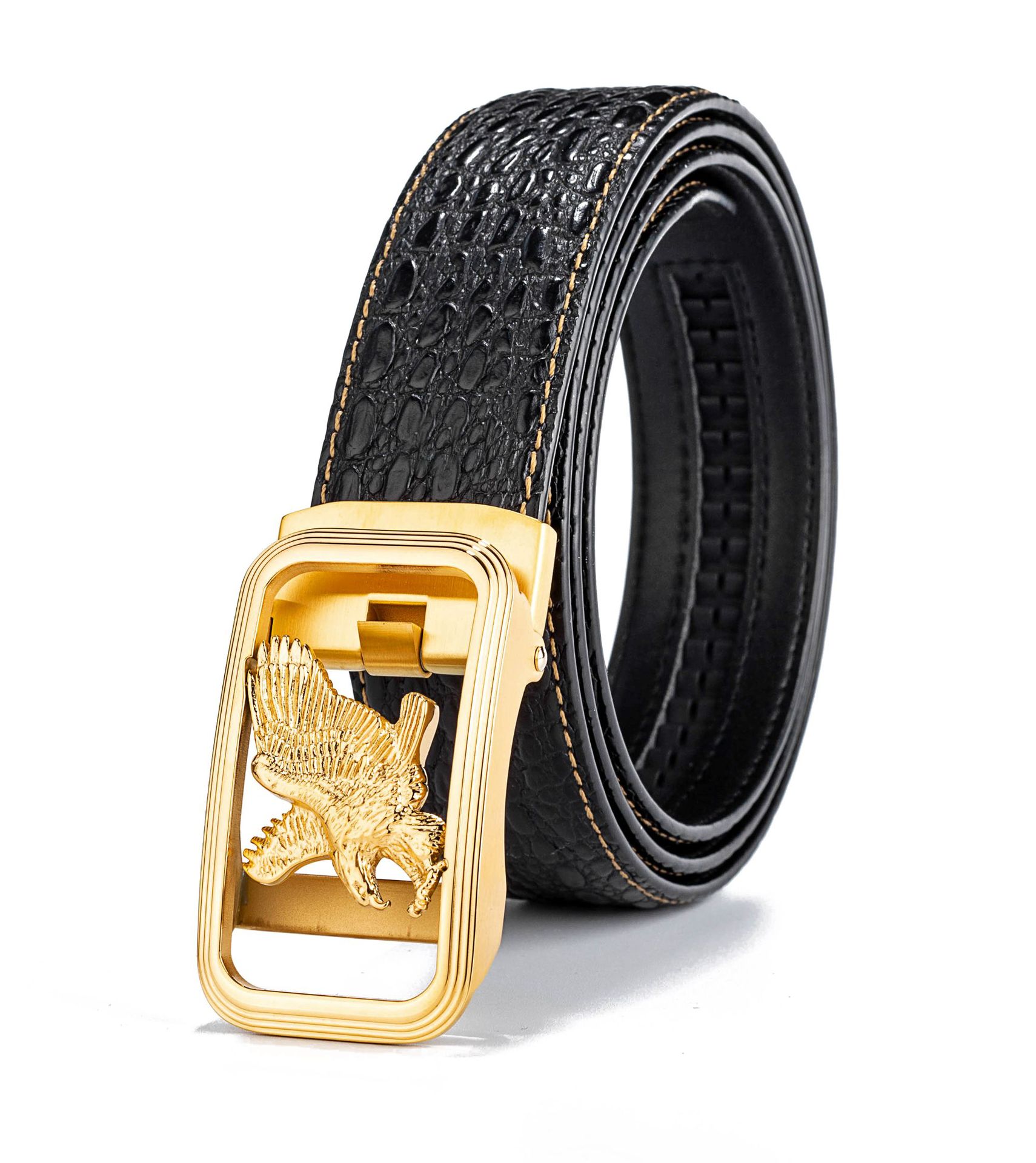Elite quality double-sided import leather belt