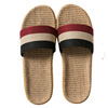 Slide, straw summer non-slip slippers suitable for men and women for beloved indoor, cotton and linen