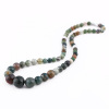 Organic onyx pendant jade pomegranate, necklace, round beads, wholesale