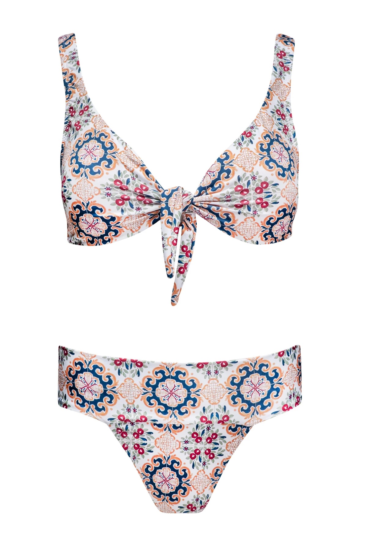 lace bow split bikini NSHL2017