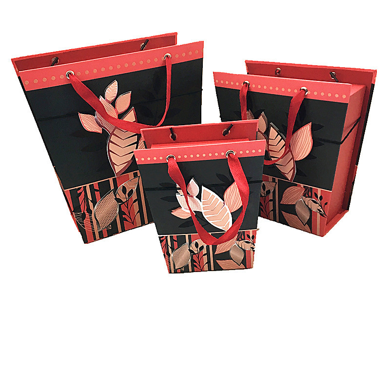 CF-077梯形手提盒三件套（红）