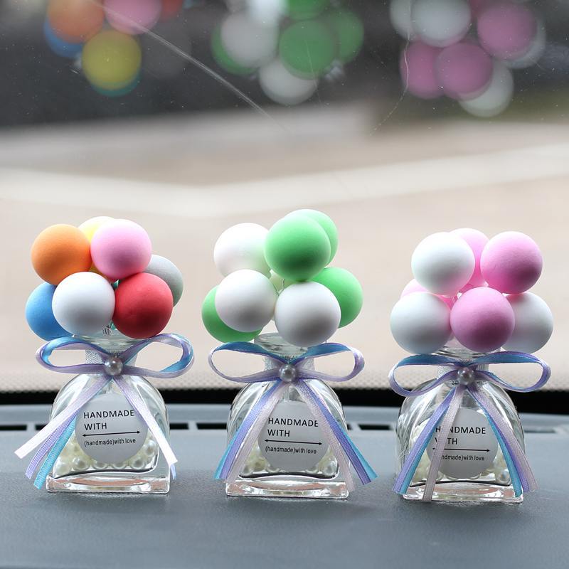 Confessions balloon automobile Decoration vehicle Perfume seat colour Cartoon lovely originality Glass The car ornament