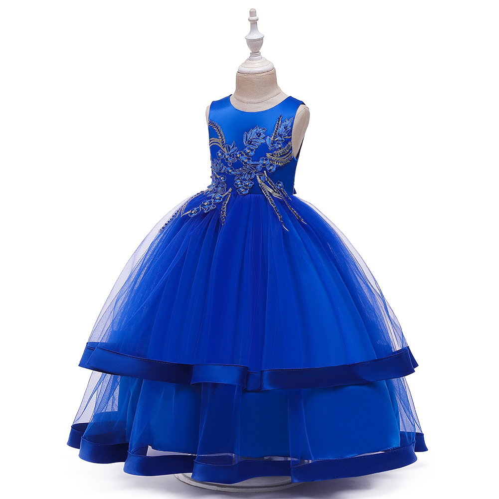 Grenz Überschreitende Kleid Röcke Herbst Und Winter Neue Kinder Kleider Mädchen Lange Prinzessin Tutu Rock Weihnachten Rote Kostüm display picture 12