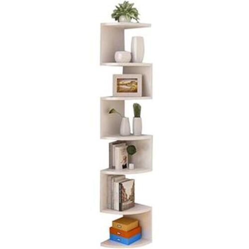 Wall shelf corner bookshelf wall corner shelf wall triangular shelf wall-mounted corner partition wall corner decoration bookshelf