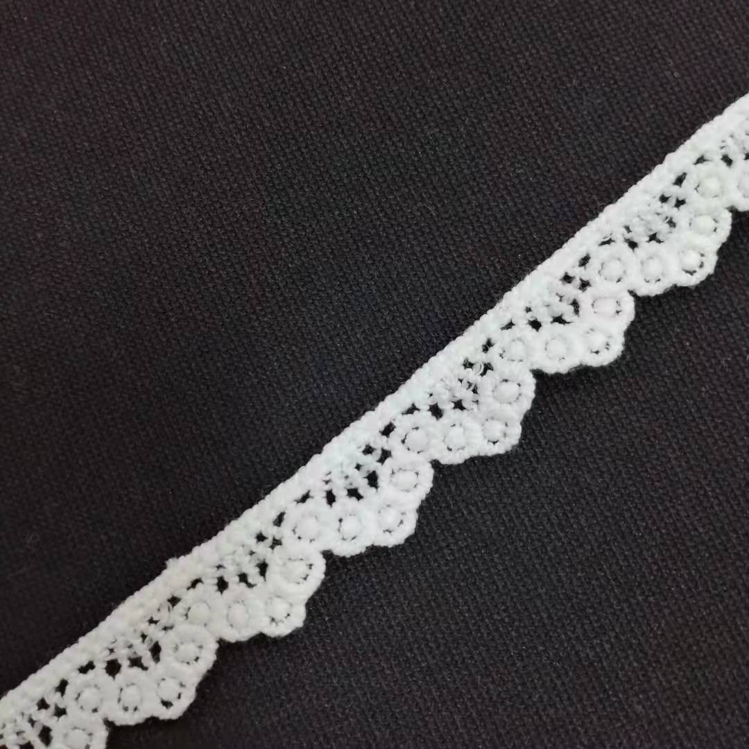 牛奶丝刺绣水溶蕾丝绣花辅料服装花边现货批发厂家连衣裙童装适用