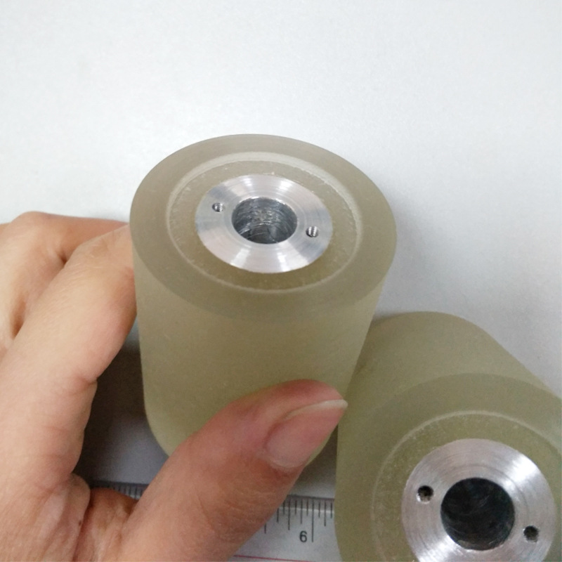 PU聚氨酯胶轮 自动设备压轮  压轮包胶轮耐磨 胶面光滑包胶轮