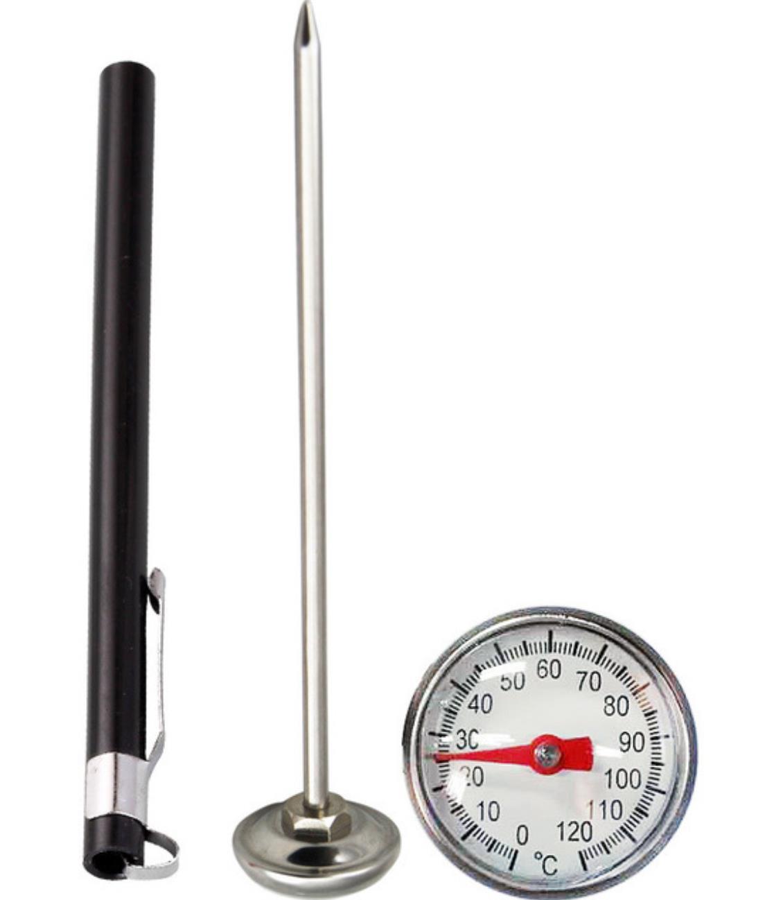 thermometer food thermometer coffee milk barbecue thermometer B-1 Stainless steel Flower thermometer