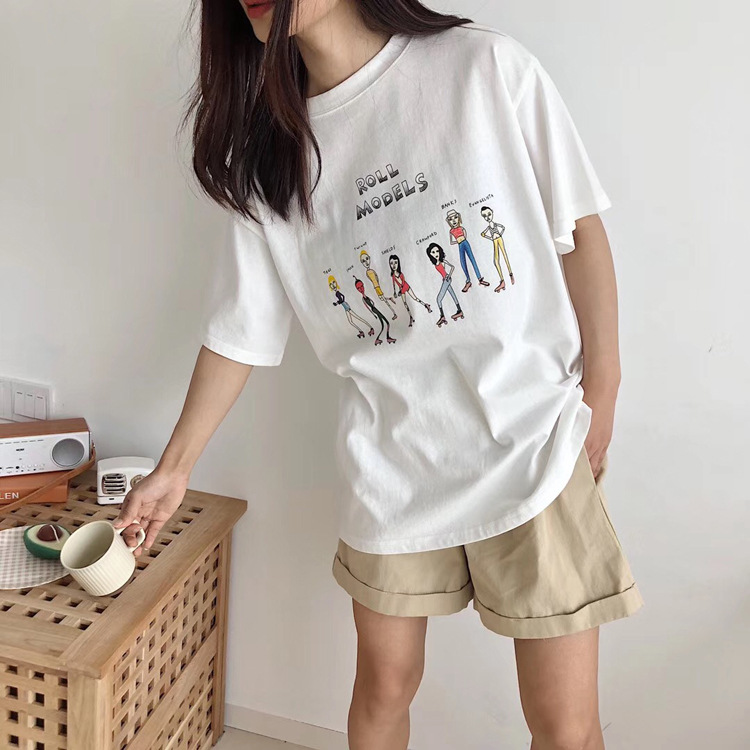 T shirt femme CHUAN YU en Coton - Ref 3314647 Image 24