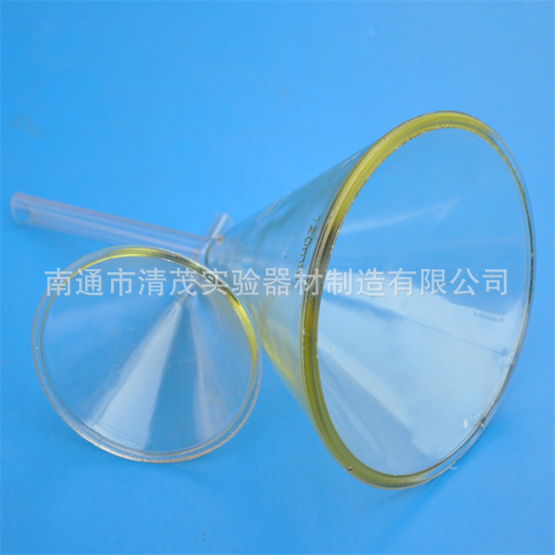 短标 三角漏斗40~150mm短颈 锥形漏斗 品质保证 清茂实验器材直销