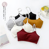 Summer tank top for elementary school students, sports wireless bra, tube top, underwear, beautiful back, strap bra