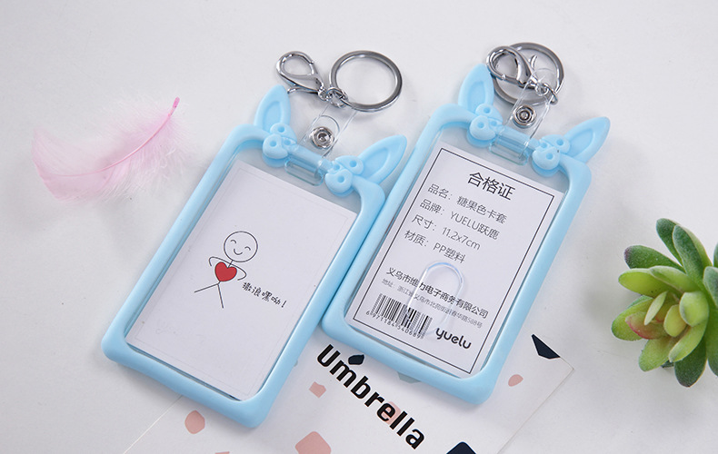 Solid Color Plastic Card Holders display picture 4