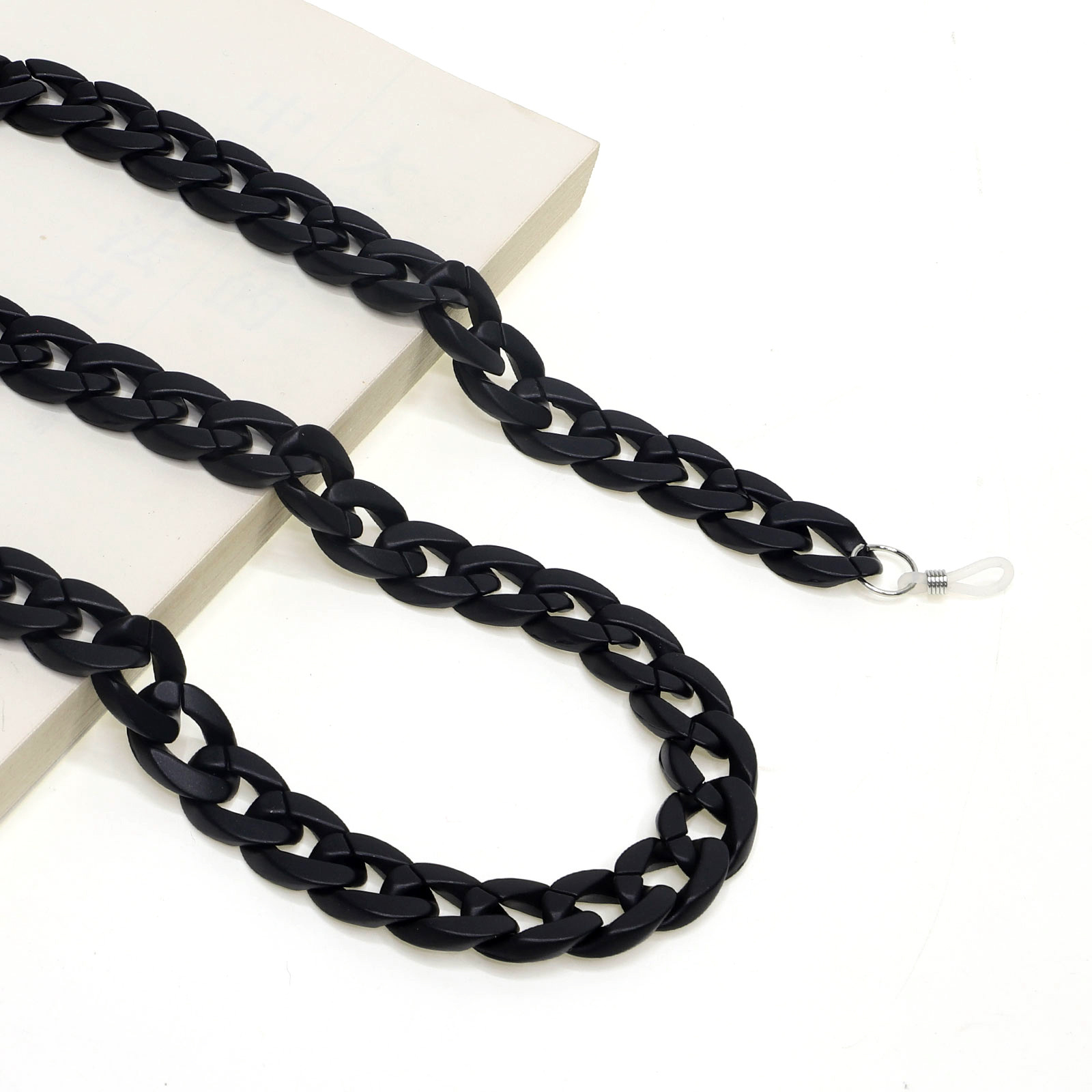 58g Weight Gold, Silver, Black Color Fashion Acrylic Matte Glasses Chain 2