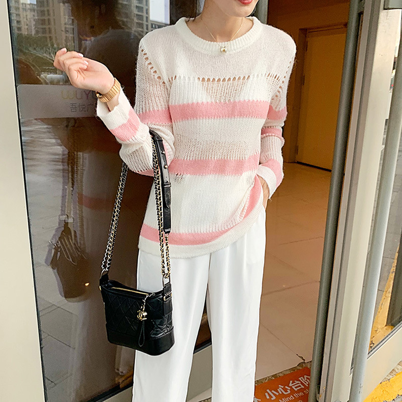 特 韩版女式马海毛 M家 缪家 宽松显瘦毛衣毛衫针织衫上衣女装潮