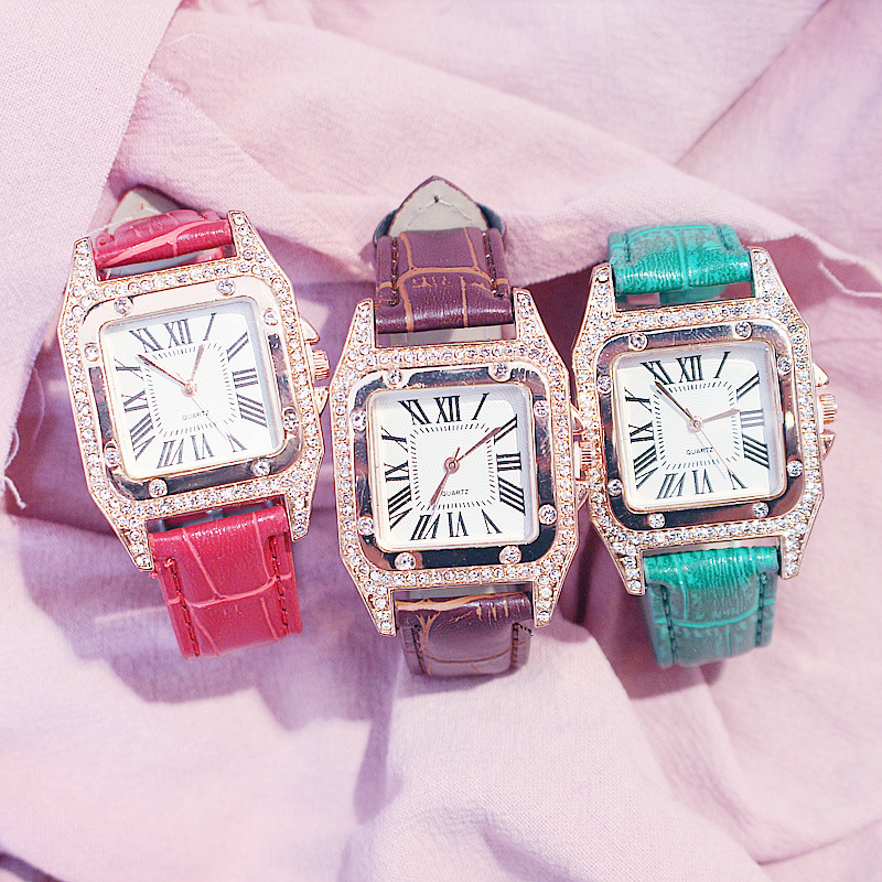 Fashion Square Star Buckle Quartz Women's Watches display picture 6