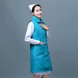 2019冬季棉袄医院值班护士棉衣马甲保暖防寒冬装加厚药店服批发