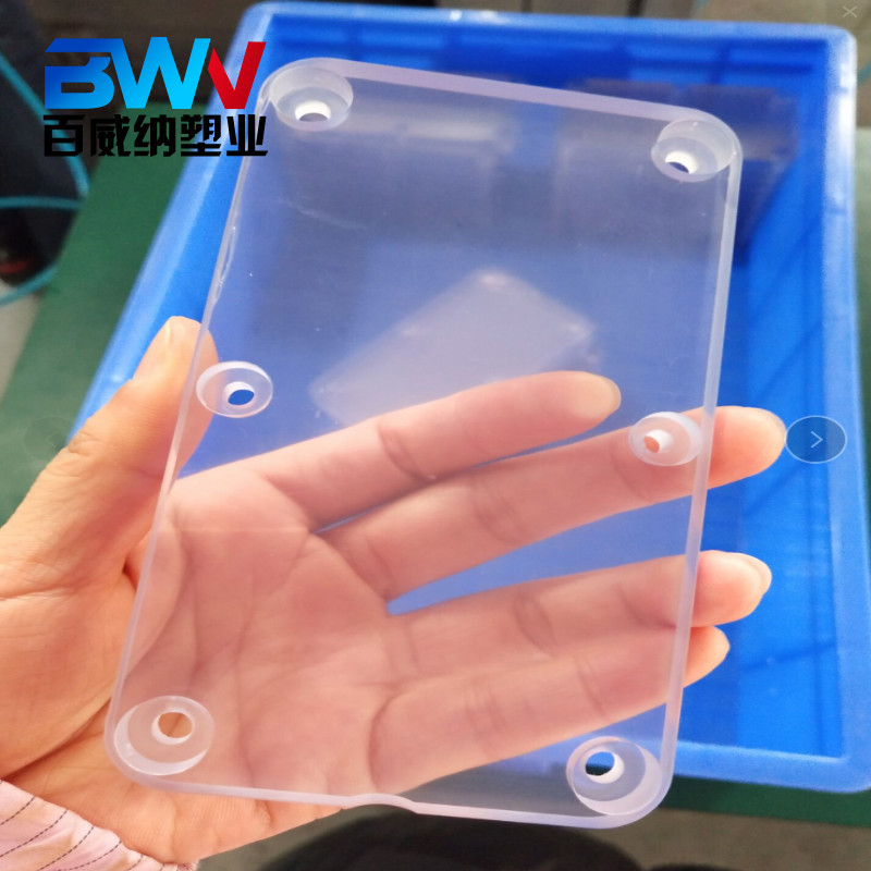 透明PC板加工喇叭孔 PC板沉头孔雕刻加工 PC机械配件加工